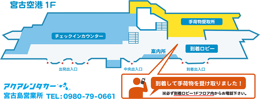 宮古空港の無料送迎について